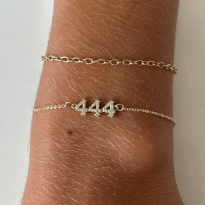 444 Angel Number Bracelet