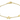 gold vermeil initial bracelet