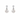 Diamond Pearl Drop Earrings | 14k White Gold