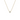 Dainty Diamond Bezel Necklace | 1ctw |  14k Yellow Gold